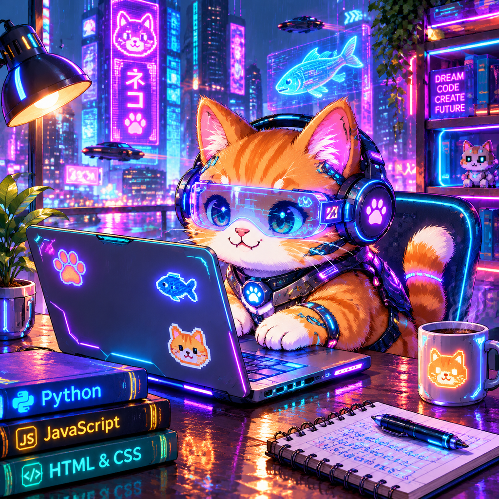 Cyberpunk Cat